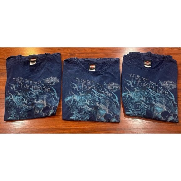 HARLEY DAVIDSON MENS LOT OF 3 SHIRTS SIZES 2XL - Picture 1 of 5